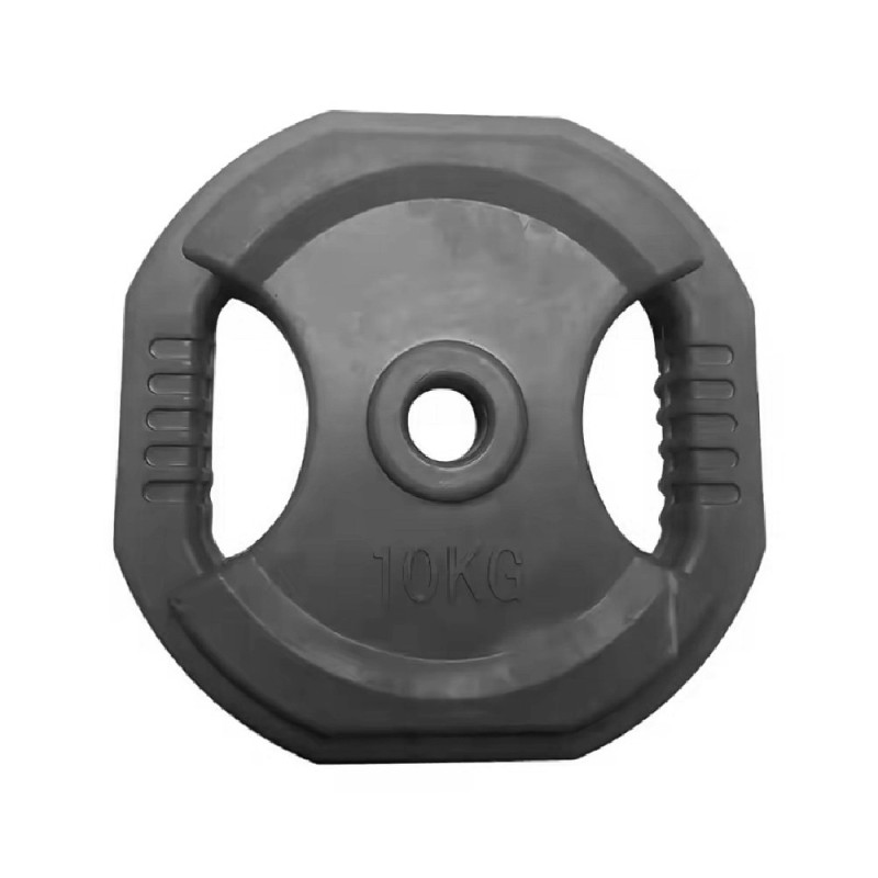 Gimnasio Discos 10 Kg 30 Mm Disco Con Agarre Hierro/Caucho 2,5