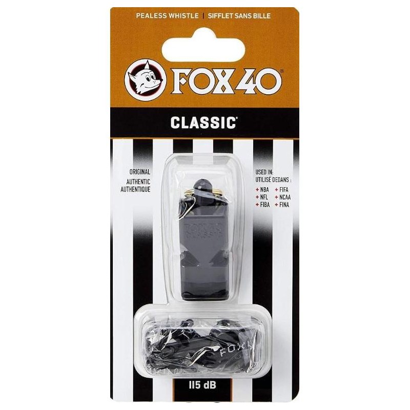 Cannon - Silbato Fox40 Classic con Cordón. Blister