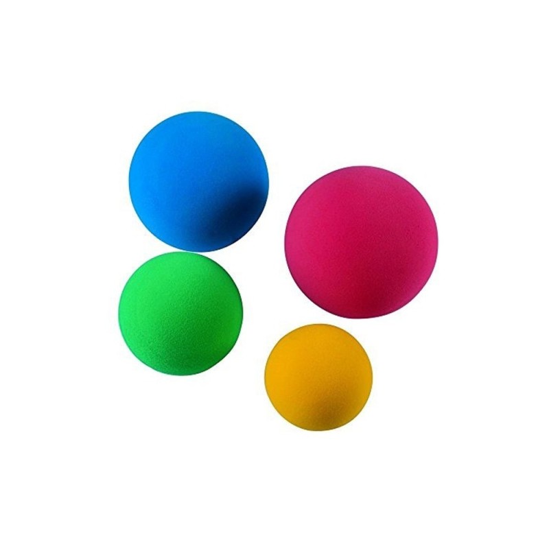 Amaya. Pelota Foam, Ø 21 o 16 cm para juegos y deportes al aire libre, entrenamientos de interior, gimnasios y colegios.