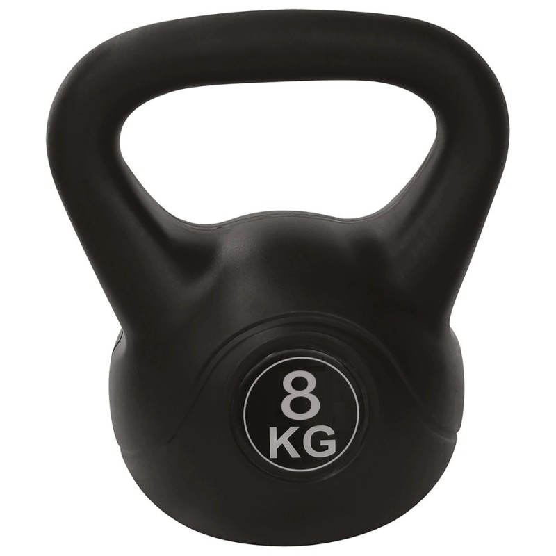 Kettlebell Crossfit Pesa Rusa 8kg con ligera tara estética Gym Fitness Pesas Mancuernas Gimnasio Cannon