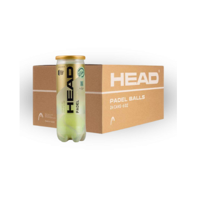 Pelotas de Padel HEAD Padel Pro S, Lote Caja 24 Botes de 3 Unidades, Profesionales y Entrenamiento Deportivo